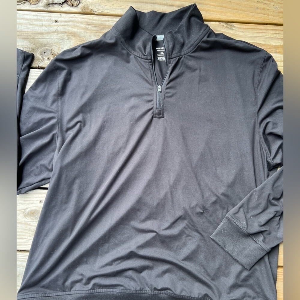 Van Heusen long sleeve black half zip extra large shirt - Men’s - Picture 4 of 7